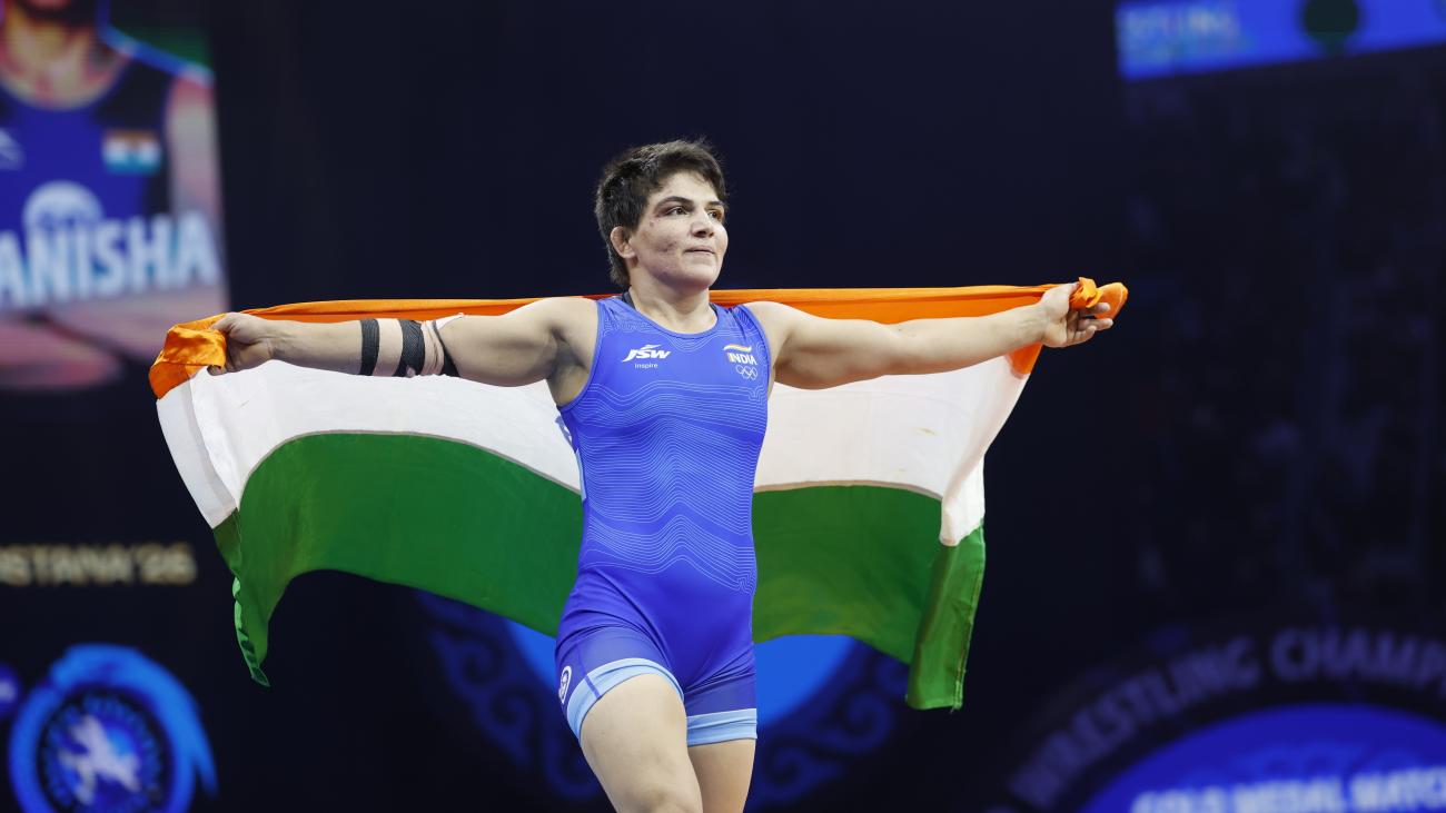 Manisha Becomes India's First-Ever Women's World Champion