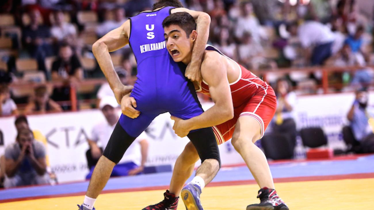 Iran’s Aeini Shines on Final Day of Cadet Wrestling World Championships
