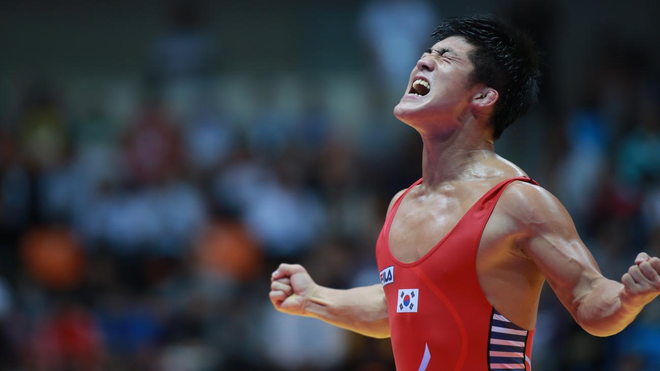 Korea Doubles Up on Gold, Silver to Close Asian Games Wrestling