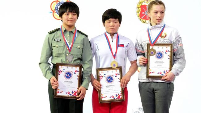 China Claims 4 Women’s Wrestling Golds at world Military C’Ships