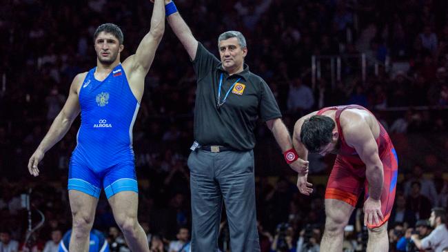 Sadulaev Serves Russia Sixth Gold to Close out #KaspEuro2018 C'Ships 