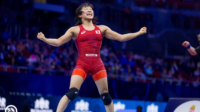 Susaki, Okuno Repeat as Japan Finishes With 4 Gold Medals in Women's Wrestling