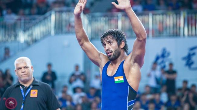 Bajrang Storms Back to Regain Asian Title at 65kg; Iran Captures 3 of 5 Golds