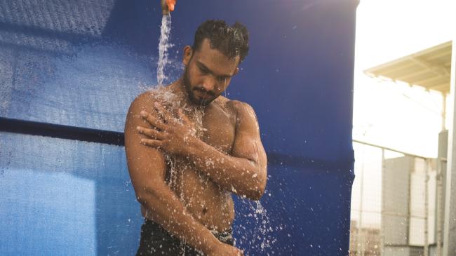 Beach Wrestlers Inam, Marsigashvilli on Golden Collision Course