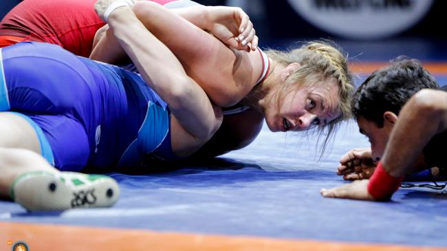 Wiebe Sticks Vorobeva in Battle of Olympic Champs 