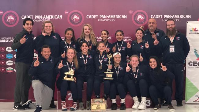 USA Recalama Ocho Titulos del Estilo Libre Femenino en #WrestleMorelia