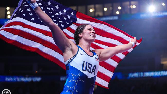 Gray Grabs U.S.-Record 5th Women’s World Gold; Kawai Wins 57kg Showdown with Rong