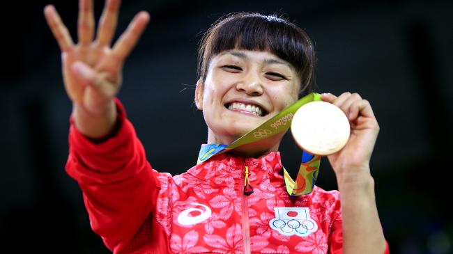Japan's Kaori Icho Become First-Ever Wrestler to Win Four Olympic Golds