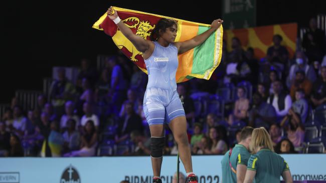 UWW-KIMBA partnership helps Ahinsa win Sri Lanka’s first CWG medal
