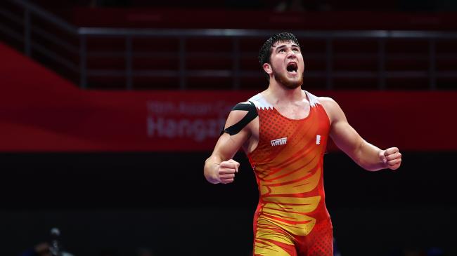 Tazhudinov adds Asian Games title; Iran finishes with 3 golds
