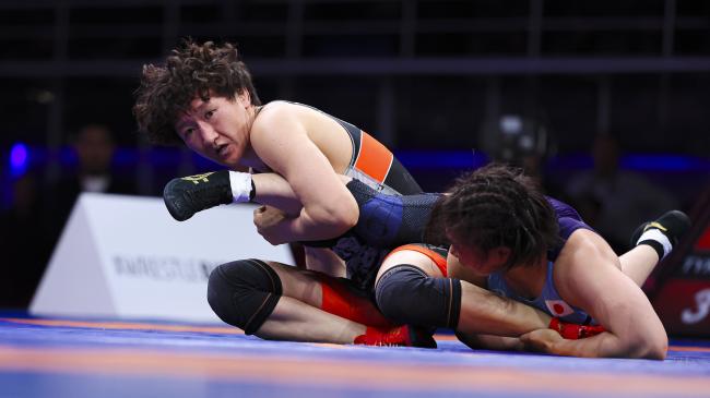 Tynybekova continues dominance of Motoki for 6th Asian gold; Feng stuns Sakurai