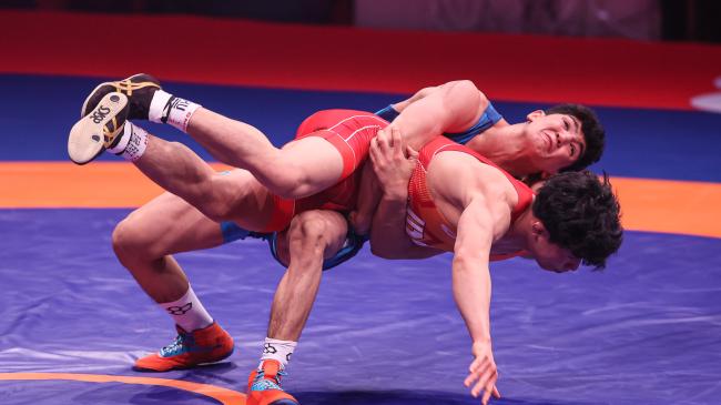 Asian Olympic 2024 Greco-Roman Qualification Bouts set