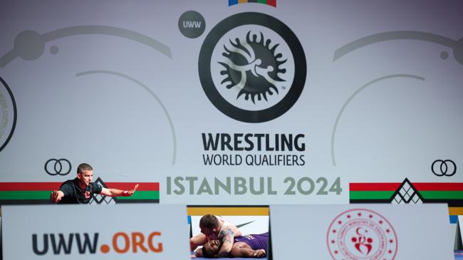 World Olympic Qualifier Greco-Roman Paris Qualification Bouts Set