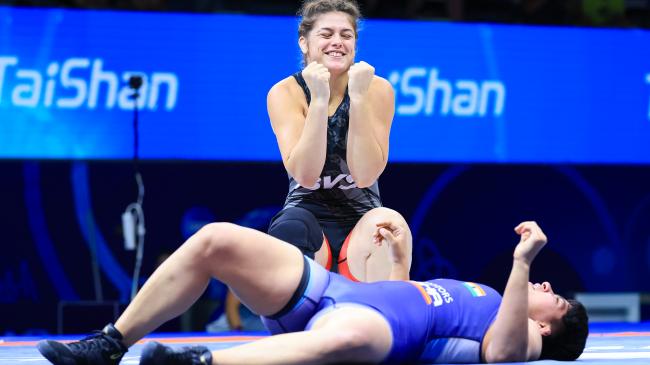 Greco-Trained Sokolovska Wins Women's 76kg Gold