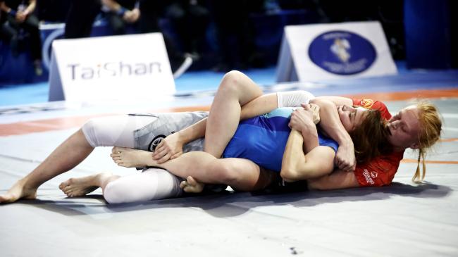 Brzozowska champ again; Poland, Spain share spotlight U20 Grappling Worlds
