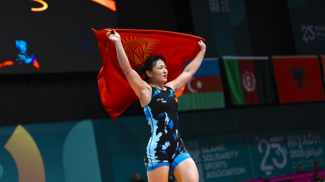 Zhumanarova, Medet Kyzy give Kyrgyzstan double gold at ISG 2025