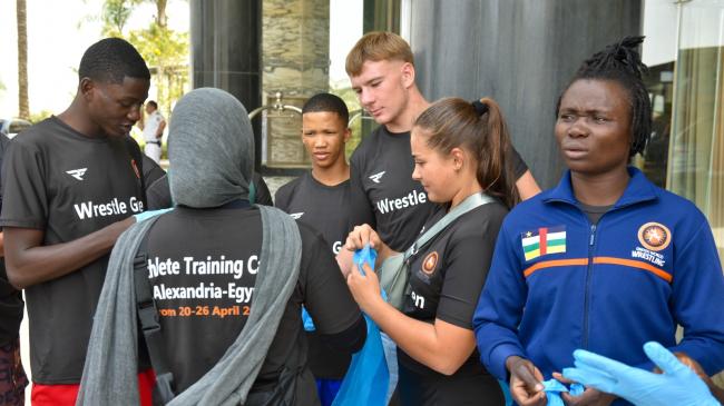 UWW Organizes International Training Camp Before African Championships