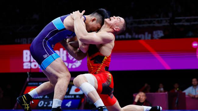 Asian Games 2026 Wrestling Day 2 Live: Kusaka Pins Makhmudov