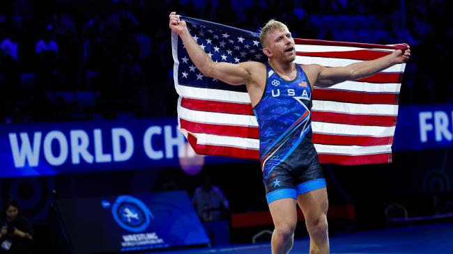 Dake Makes History with Fifth World Gold in Third Weight