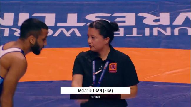 Abdulmazhid KUDIEV (TJK) vs. Sujeet SUJEET (IND) | 2026 Senior World Championships | Quarter Final | FS 65Kg