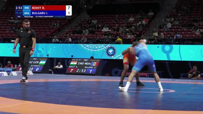Rohit ROHIT (IND) vs. Ion BULGARU (MDA) | U23 WORLD CHAMPIONSHIPS 2026 | Repechage | FS 57Kg