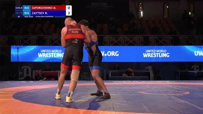 Maksim ZAPOROZHENKO (RUS) vs. Roman ZAYTSEV (RUS) | VETERAN WORLD CHAMPIONSHIPS 2026 | Semi Final | GR 78Kg