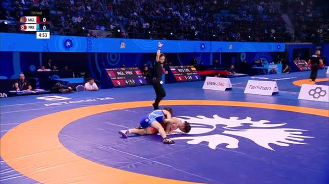 Namuuntsetseg TSOGT OCHIR (MGL) vs. Kyong Ryong OH (PRK) | SENIOR WORLD CHAMPIONSHIPS 2026 | 1/8 Final | WW 55Kg