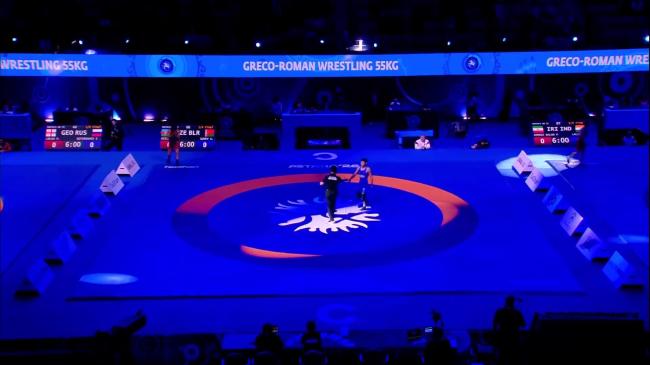 Eldaniz AZIZLI (AZE) vs. Aleksandr GUREV (BLR) | 2026 Senior World Championships | Quarter Final | GR 55Kg