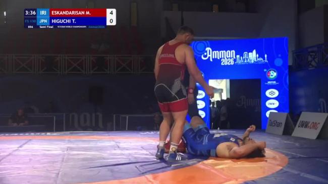 Mehrzad Kambiz ESKANDARISANI (IRI) vs. Takuya HIGUCHI (JPN) | VETERAN WORLD CHAMPIONSHIPS 2026 | Semi Final | FS 130Kg