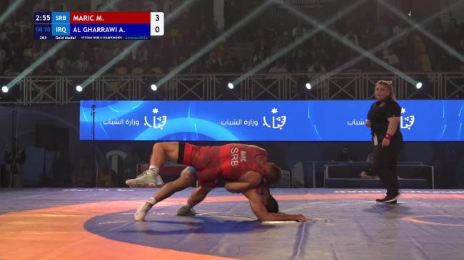 Milan MARIC (SRB) vs. Ali Najah Jasim AL GHARRAWI (IRQ) | VETERAN WORLD CHAMPIONSHIPS 2026 | Gold Medal | GR 70Kg