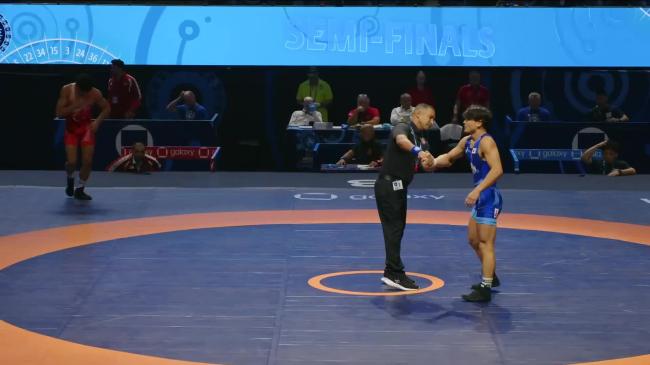 Azat SARIYAR (TUR) vs. Takaku SUZUKI (JPN) | 2026 U23 World Championships | Semi Final | GR 67Kg