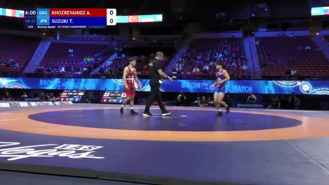 Anri KHOZREVANIDZE (GEO) vs. Takaku SUZUKI (JPN) | 2026 U23 World Championships | Bronze Medal | GR 67Kg
