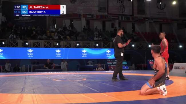 Ali Safaa Abdulrasool AL TAMEEMI (IRQ) vs. Kanat BAISYIKOV (KAZ) | VETERAN WORLD CHAMPIONSHIPS 2026 | Gold Medal | GR 62Kg