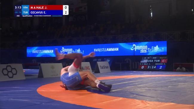 Justin M A HALE (USA) vs. Eyyup OZCAVUS (TUR) | VETERAN WORLD CHAMPIONSHIPS 2026 | Qualification | GR 78Kg