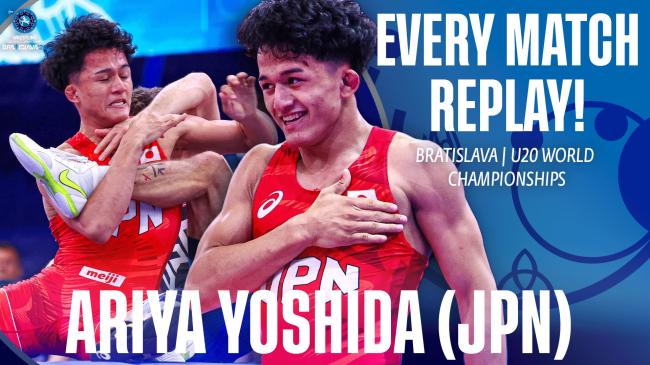 Every match from Ariya YOSHIDA (JPN) at U20 World Championships
