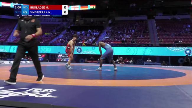 Nika BROLADZE (GEO) vs. Nilson SINISTERRA ANGULO (COL) | 2026 U23 World Championships | Bronze Medal | GR 72Kg