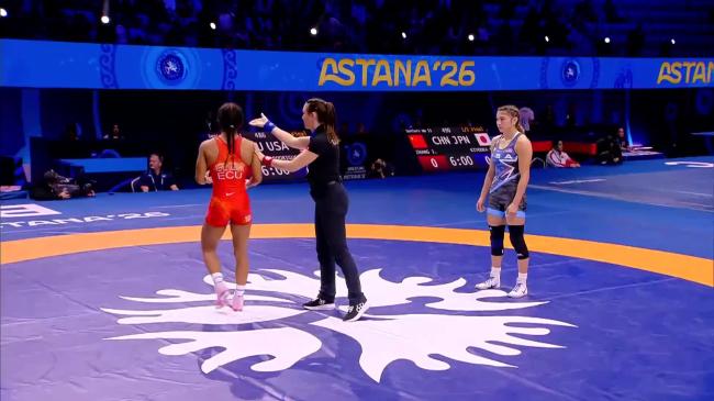 Lucia Yamileth YEPEZ GUZMAN (ECU) vs. Cristelle Noelle RODRIGUEZ DOBLER (USA) | 2026 Senior World Championships | Semi Final | WW 53Kg