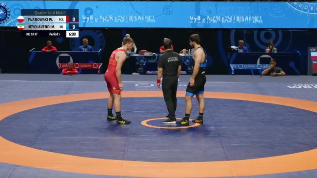Wojciech IWANOWSKI (POL) vs. Mohammad Hadi Akbar SEYDI AVENDI (IRI) | 2026 U23 World Championships | Quarter Final | GR 97Kg