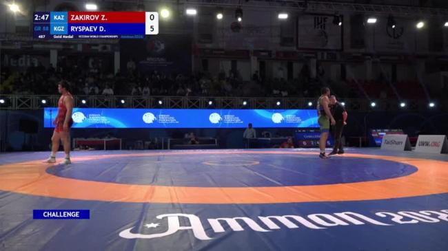 Zhiger ZAKIROV (KAZ) vs. Dastan RYSPAEV (KGZ) | VETERAN WORLD CHAMPIONSHIPS 2026 | Gold Medal | GR 88Kg
