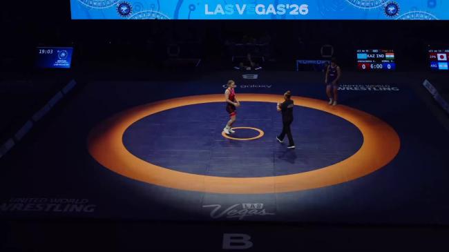 Viktoriia KHUSAINOVA (KAZ) vs. Komal KOMAL (IND) | 2026 U23 World Championships | Bronze Medal | WW 59Kg