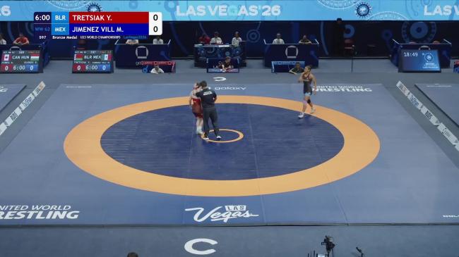 Yana TRETSIAK (BLR) vs. Melanie Nahomi JIMENEZ VILLALBA (MEX) | 2026 U23 World Championships | Bronze Medal | WW 62Kg