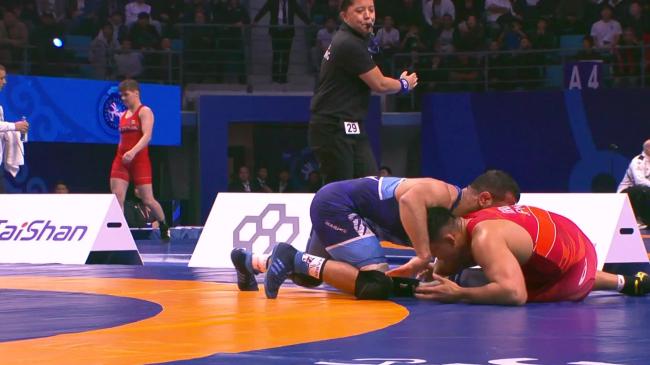 Arash YOSHIDA (JPN) vs. Hassan Aliazam YAZDANICHARATI (IRI) | 2026 Senior World Championships | Eighth Final | FS 97Kg