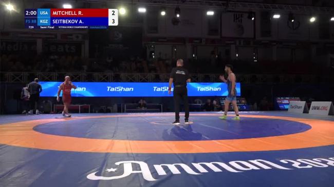 Robert Andrew MITCHELL (USA) vs. Askat SEITBEKOV (KGZ) | VETERAN WORLD CHAMPIONSHIPS 2026 | Semi Final | FS 88Kg