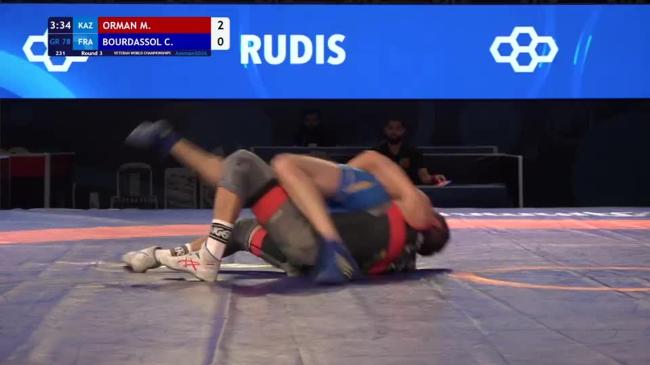Makhmud ORMAN (KAZ) vs. Christophe Franck BOURDASSOL (FRA) | VETERAN WORLD CHAMPIONSHIPS 2026 | Round 3 | GR 78Kg