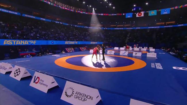 Tulga TUMUR OCHIR (MGL) vs. Sina Mahdi KHALILI (IRI) | 2026 Senior World Championships | Quarter Final | FS 70Kg