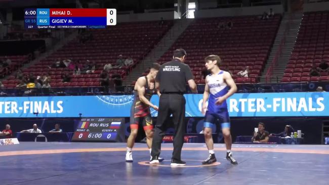 Denis Florin MIHAI (ROU) vs. Malik GIGIEV (RUS) | 2026 U23 World Championships | Quarter Final | GR 55Kg