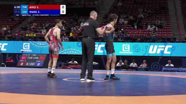 Servet ANGI (TUR) vs. Zhaojian WANG (CHN) | 2026 U23 World Championships | Eighth Final | GR 63Kg