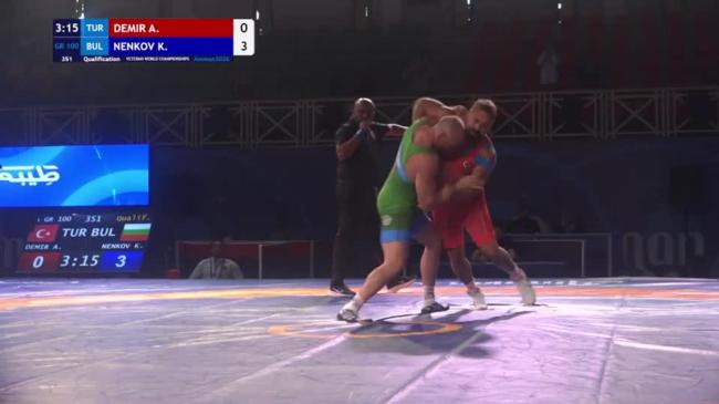 Aytac DEMIR (TUR) vs. Krasimir Georgiev NENKOV (BUL) | VETERAN WORLD CHAMPIONSHIPS 2026 | Qualification | GR 100Kg