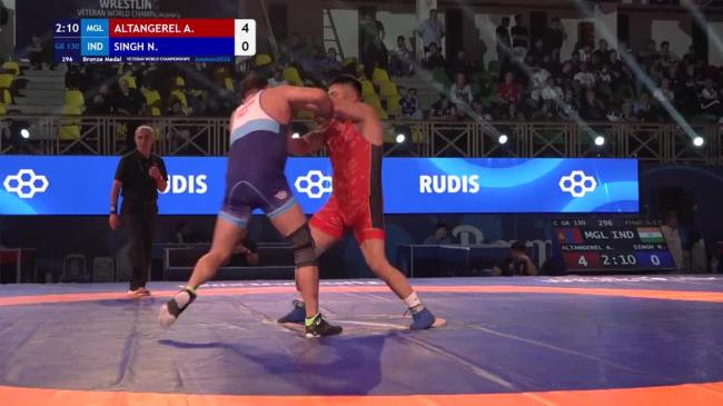 Altankhuyag ALTANGEREL (MGL) vs. Narender SINGH (IND) | VETERAN WORLD CHAMPIONSHIPS 2026 | Bronze Medal | GR 130Kg