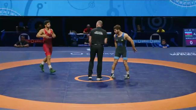 Ruslan NURULLAYEV (AZE) vs. Irfan MIRZOIEV (UKR) | 2026 U23 World Championships | Bronze Medal | GR 77Kg
